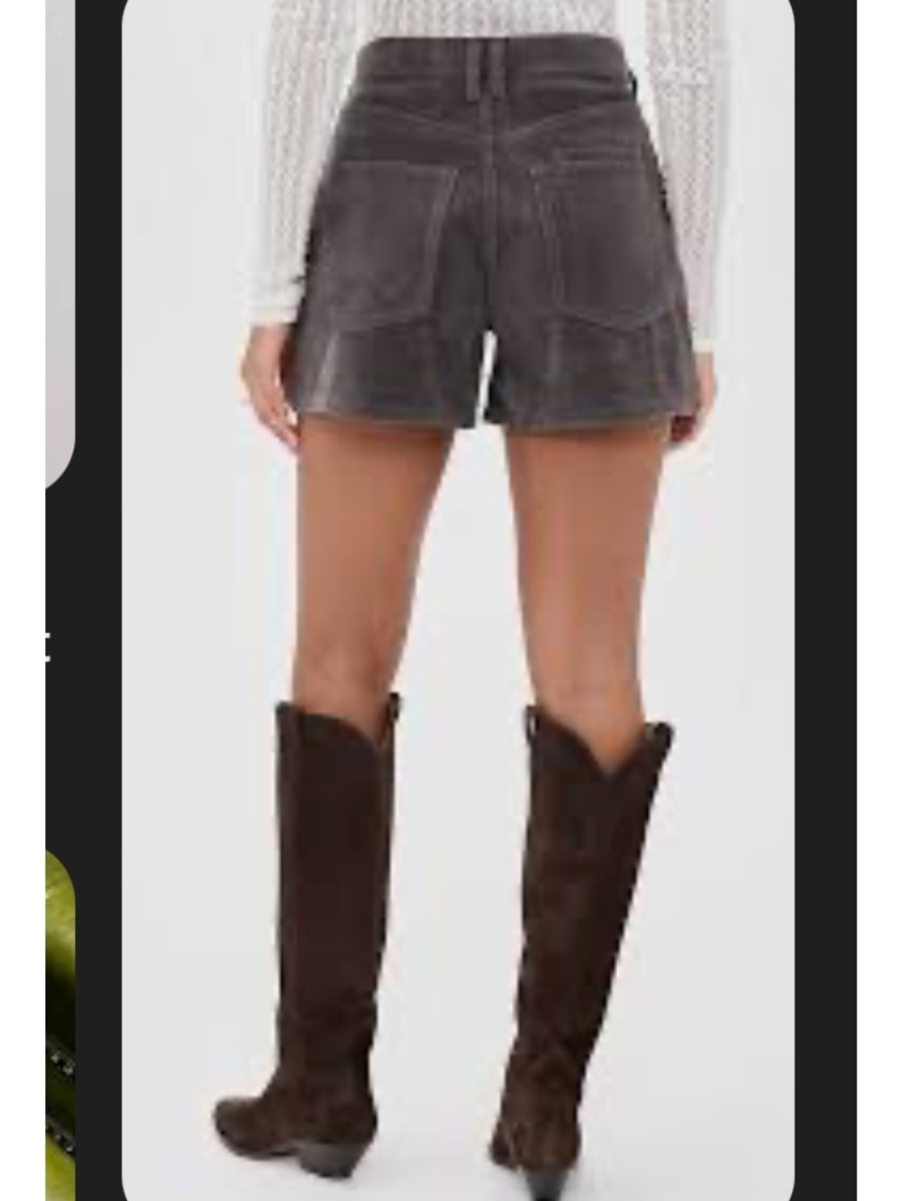 Free People Tippi Faux Suede Shorts- size 27